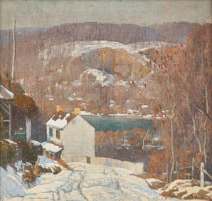 Daniel Garber (American, 1880-1958) - Ferry Road