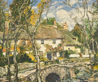 Walter Elmer Schofield (American, 1867-1944) - The Moat House