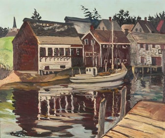 Richard Hayley Lever (American, 1876–1958) - Hot Day, Gloucester, MA