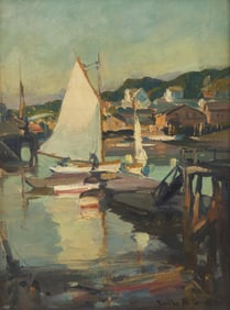 Emile Albert Gruppé (American, 1896-1978) - The Float at Gloucester