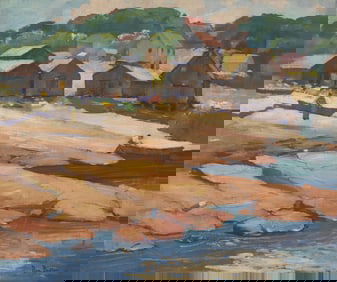 Donald Blagge Barton (American, 1903-1990) - Lanesville Cove, Gloucester