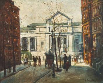 Clarence K. Chatterton (American, 1880–1973) - Street Scene