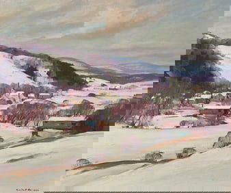 Emile Albert Gruppé (American, 1896–1978) - The Valley in Winter