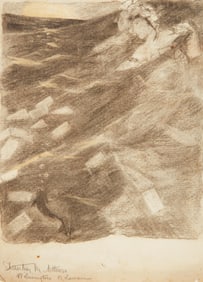 Stanley Massey Arthurs (American, 1877-1950) - Bathing in the Dark Sea