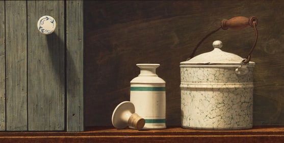 Kenneth Southworth Davies (American, 1925–2017) - Next to the Cupboard