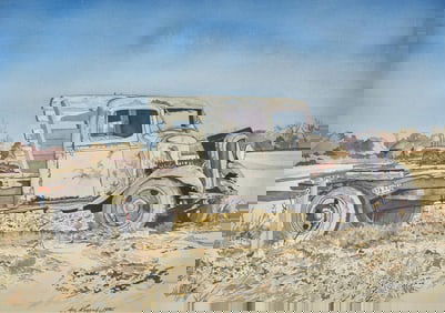 Donald Kennedy (American, 1937-2011) - A Former Love Discarded along the Road