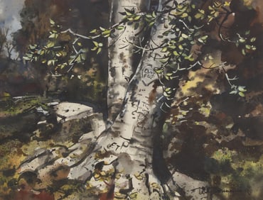 Frank Delle Donne (American, 1919-2007) - Meeting Place