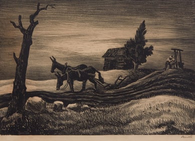 Thomas Hart Benton (American, 1889–1975) - A Drink of Water