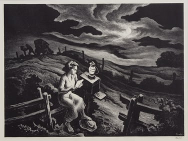 Thomas Hart Benton (American, 1889–1975) - A Letter from Overseas