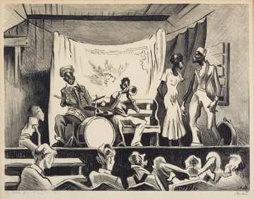 Thomas Hart Benton (American, 1889–1975) - Minstrel Show