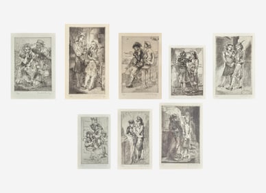 Isabel Bishop (American, 1902-1988) - Eight Scenes of Everyday Women (8)