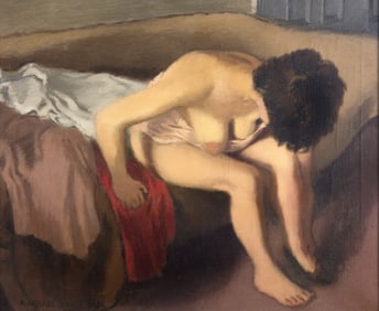 Raphael Soyer (American, 1899-1987) - Morning