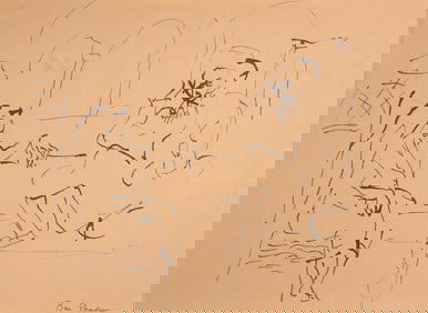 Ben Shahn (Lithuanian/American, 1898-1969) - North African Drawings