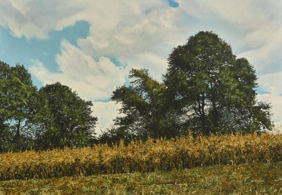 J. Wayne Byström (American, 20th Century) - Cornfield