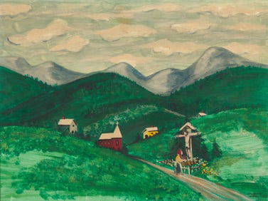 Elizabeth Eberle Mulkeen (American, 1916-2015) - Mountain Worship