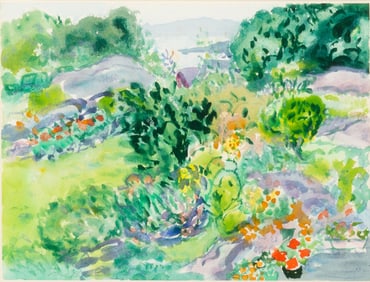 Nell Blair Walden Blaine (American, 1922-1996) - View, Early September