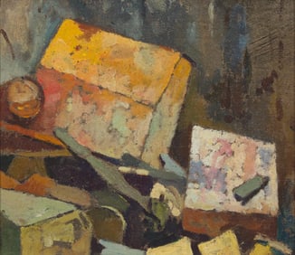 Hugh Henry Breckenridge (American, 1870-1937) - Still Life with Scrapbook