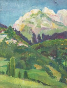 Arthur Beecher Carles (American, 1882-1952) - Annecy Hills