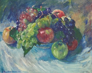 William Malherbe (French, 1884–1952) - Still Life with Fruit