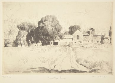 Daniel Garber (American, 1880-1958) - Armitage Lane