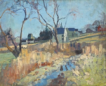 Walter Emerson Baum (American, 1884–1956) - Spring Landscape