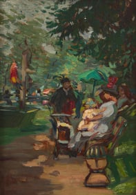 Theresa Ferber Bernstein (American/Polish, 1890-2002) - In Central Park