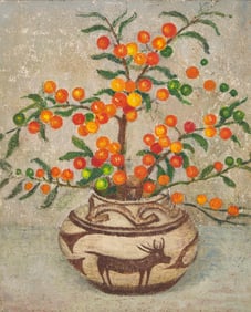 Emma Fordyce MacRae (American, 1887–1974) - Flowers in Hopi Pot