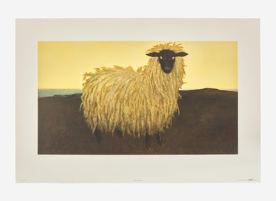 Jamie Wyeth (American, b.1946) - Portrait of Lady (Complete Portfolio)