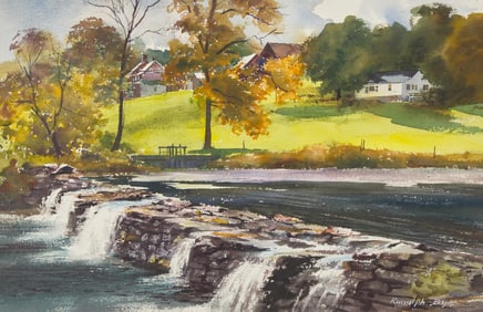 Ranulph Bye (American, 1916–2003) - Myer's Dam, Trauger's Park