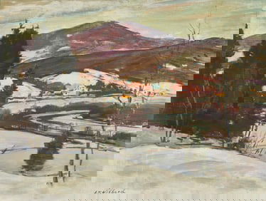 Aldro Thompson Hibbard (American, 1886–1972) - Vermont Snowscape