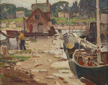William Lester Stevens (American, 1888-1969) - Motif #1, Gloucester
