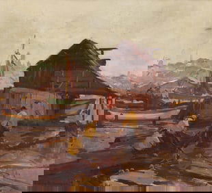 Emile Albert Gruppé (American, 1896–1978) - Checking the Nets