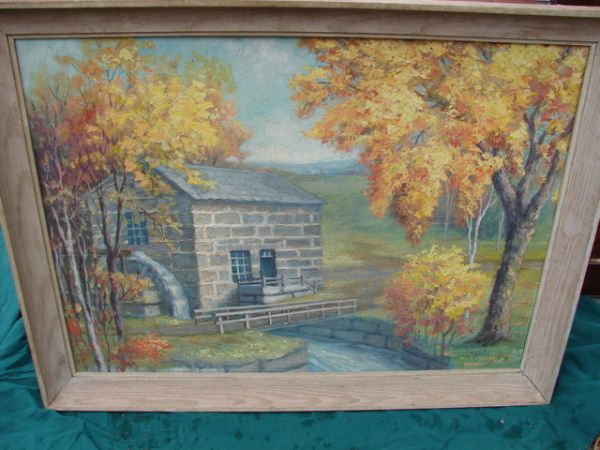 Charles Harris oil on artist board