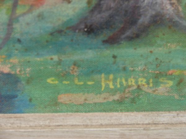 Charles Harris oil on artist board - 2