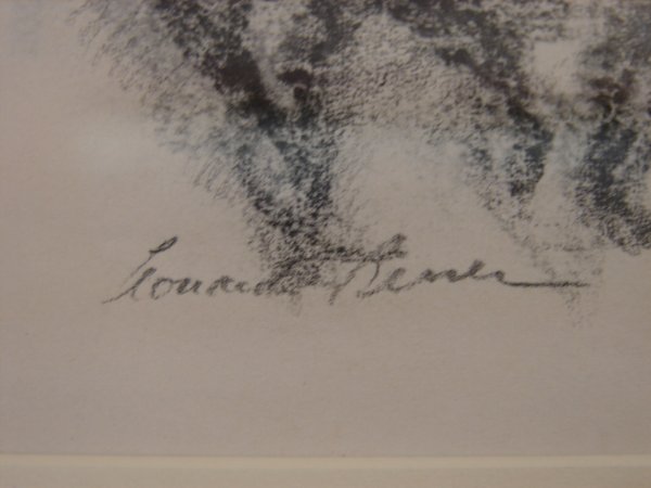 Leonard Besser Print, pencil signed lower left, im - 2