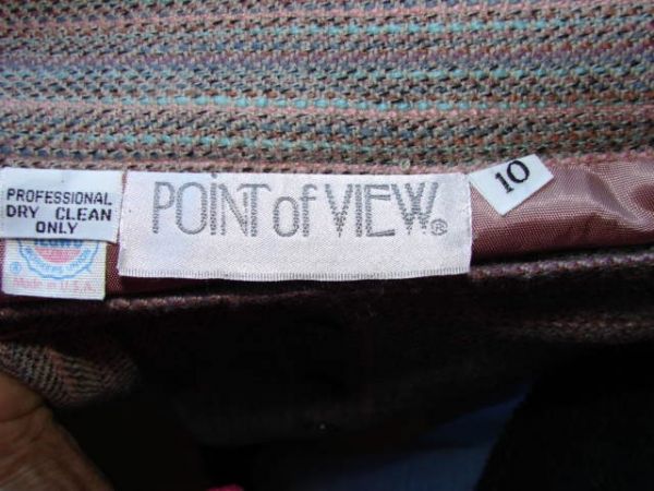 Skirt, Point of View, pink, brown and gray, size 1 - 2