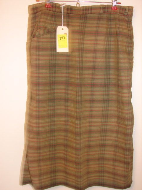 Skirt, Best & Co., Imported Madras, straight skirt