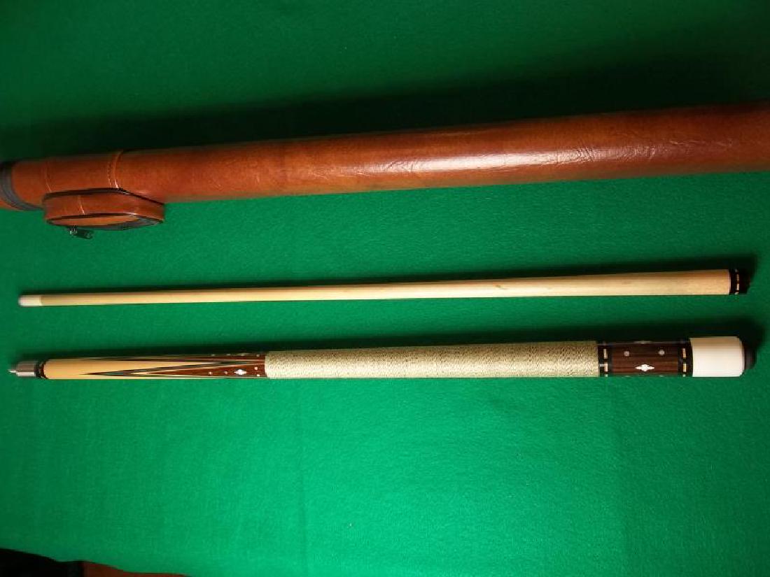 Palmer Custom Pool Cue, 2 piece, 58" with inlay,