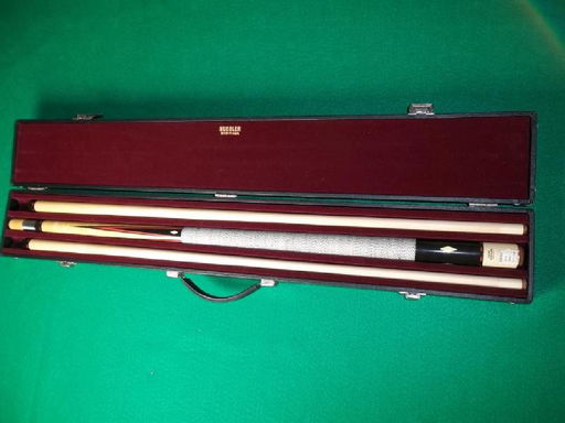 Huebler Pool Cue 3 Piece One Butt And 2 Shafts Apr 25 2019 The Hamilton Group Llc In Ct