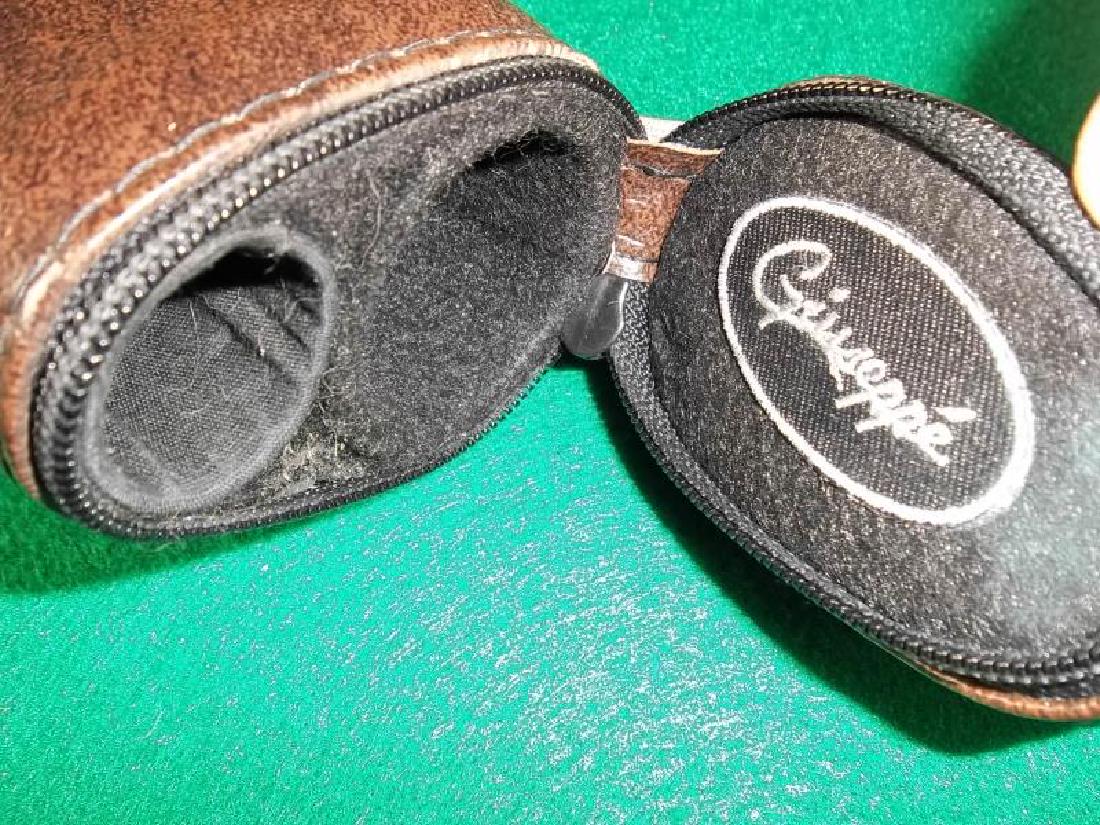 Palmer Custom Cue, 2 piece, 58", 19 oz, hard: Palmer Custom Cue, 2 piece, 58", 19 oz, hard brown Giuseppe case with pocket and strap, 34",brown Giuseppe case with pocket and strap, 34"