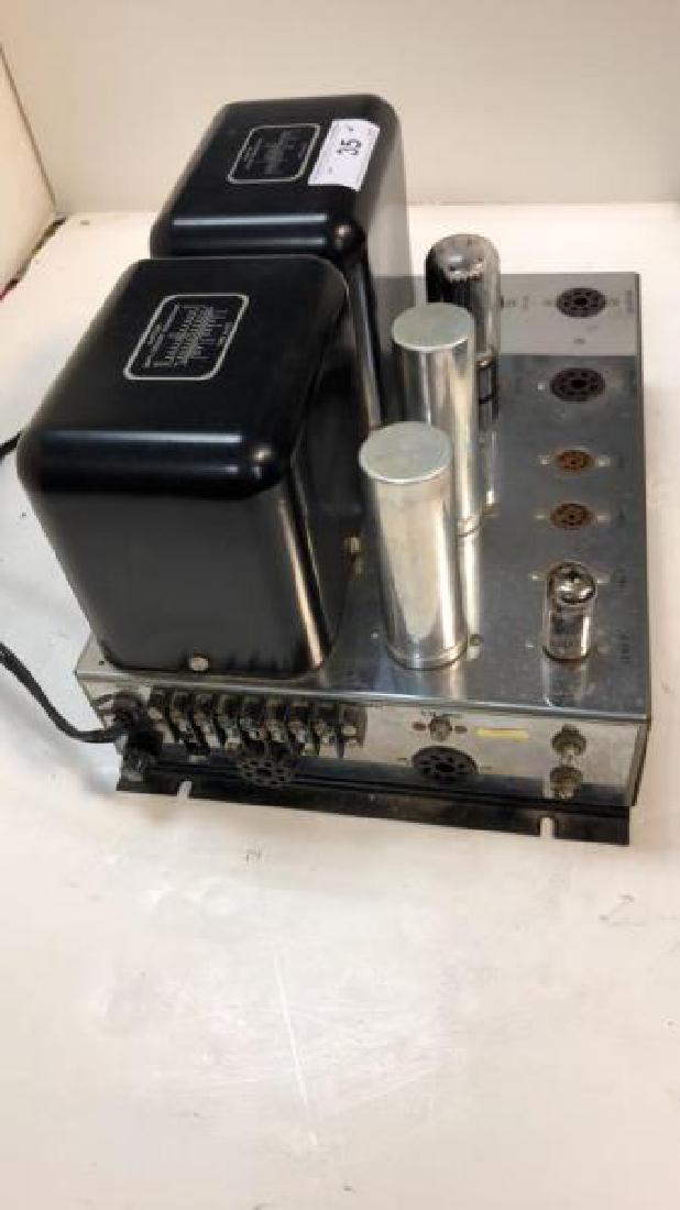 McIntosh MC 60, stereo tube power amp, missing: McIntosh MC 60, stereo tube power amp, missing tubes, pitted, tested - powers up, cracked insulation on wire,tubes, pitted, tested - powers up, cracked insulation on wire