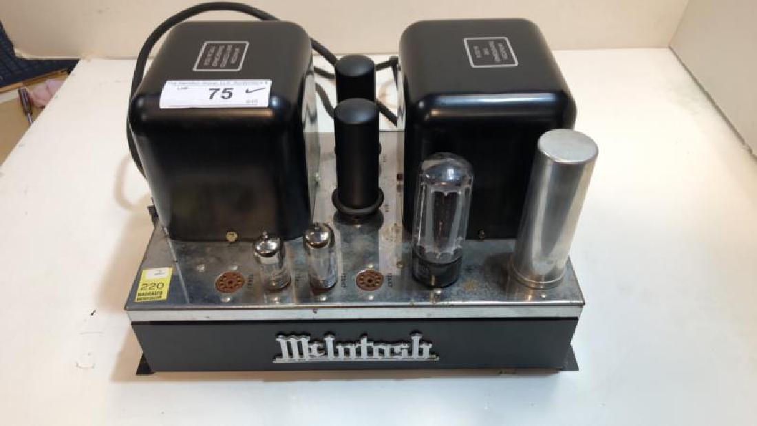 McIntosh MC 30, power transformer amp, missing: McIntosh MC 30, power transformer amp, missing tubes, s # 16961, pitted, tested - powers up,tubes, s # 16961, pitted, tested - powers up