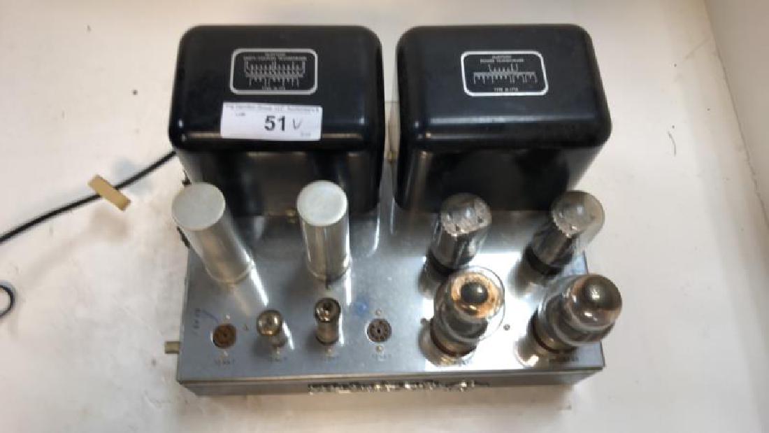 McIntosh MC 60, stereo tube power amp, missing: McIntosh MC 60, stereo tube power amp, missing tubes, pitted, tested - powers up,tubes, pitted, tested - powers up