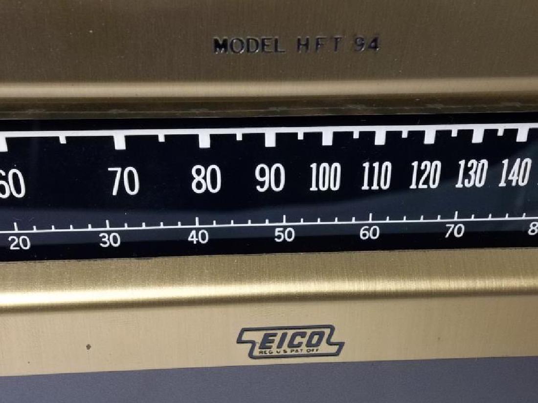 Eico model HFT 94 AM Tuner, s# H8023, back piece: Eico model HFT 94 AM Tuner, s# H8023, back piece broken, tested - powers up,broken, tested - powers up