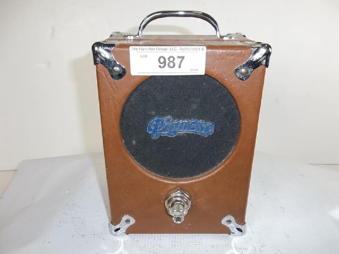 Pignose portable amp, model 7-100-R,s#03/07328,: Pignose portable amp, model 7-100-R,s#03/07328, in case,in case