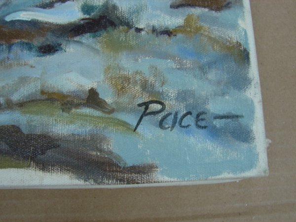 Pace, oil on canvas, winter landscape, signed lower - 3