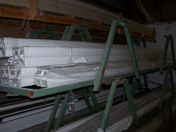 Vinyline Product Rack 16' Long Stackable Metal Me