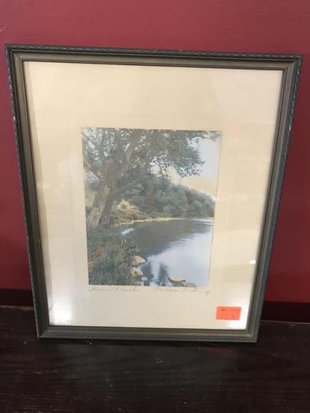 (1) One Wallace Nutting Photograph (Dorine Banks 17" x: (1) One Wallace Nutting Photograph (Dorine Banks 17" x 14")