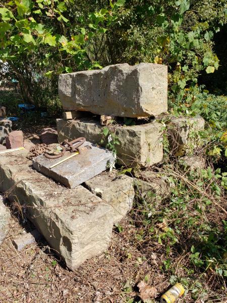 (7) Granite Blocks, range from 54.5x17x20 to: (7) Granite Blocks, range from 54.5x17x20 to 70"x16"x18"