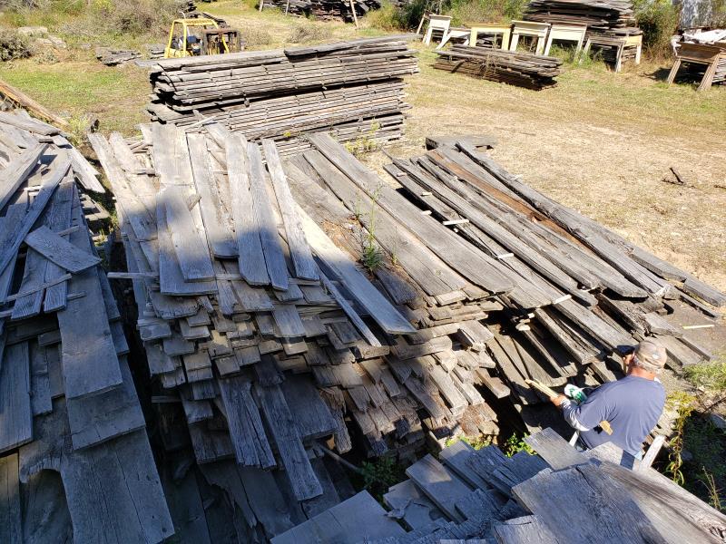 11 Stacks of Lumber, each Stack approx 4'x 7'x10' long, (1 of 3)